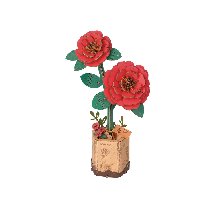 3D Wooden Flower Puzzles| DIY Assembly|Hands Craft|