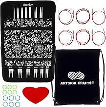 ChiaoGoo|  TWIST Red Lace Circular Knitting Needle Sets| Interchangeable