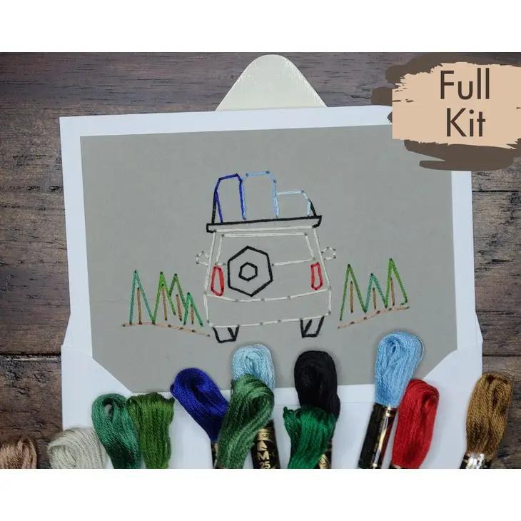 (Hartswell Stitch) Paper Embroidery Stitch Kits