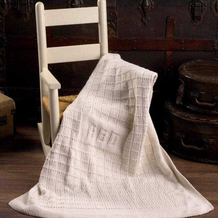 Appalachian Baby Knit Kit Monogrammed Blanket