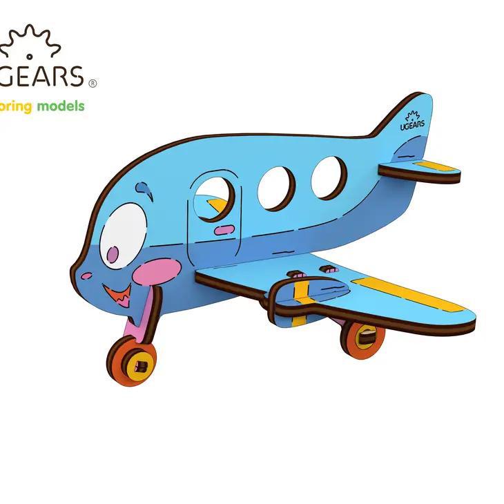 (Ukrainian Bridge - Ugears) Kids Wooden Models for Coloring