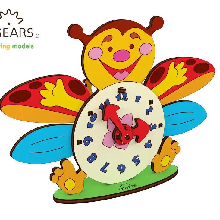 (Ukrainian Bridge - Ugears) Kids Wooden Models for Coloring