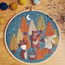 Corinne Lapierre| Wool Mix Felt Craft Kits| Embroidery Kits| Faire