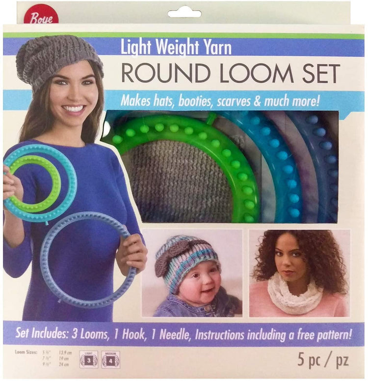 Boye Round Loom Set for Light Weight Yarn