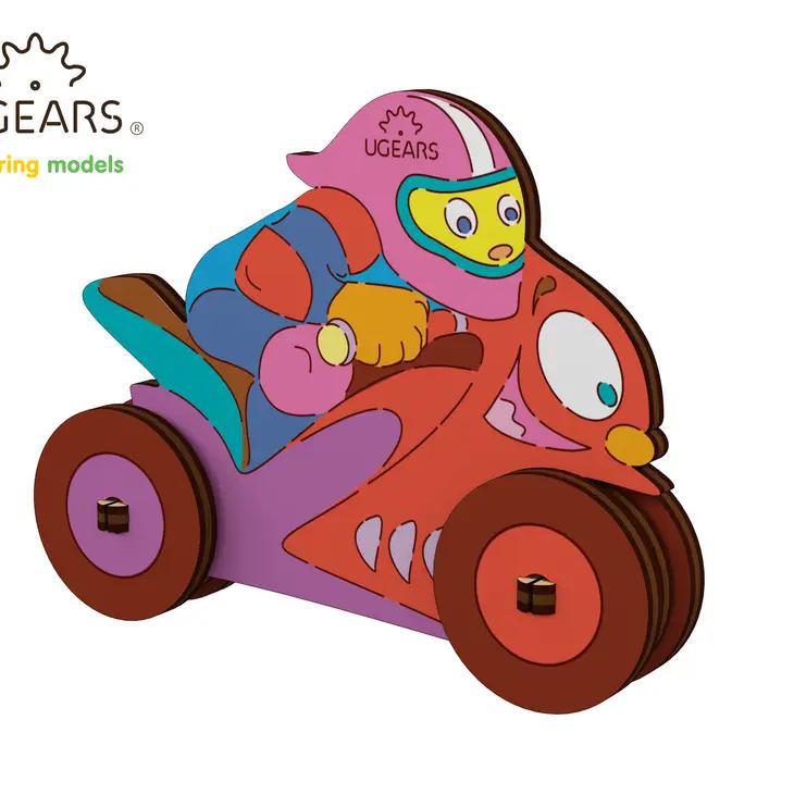 (Ukrainian Bridge - Ugears) Kids Wooden Models for Coloring