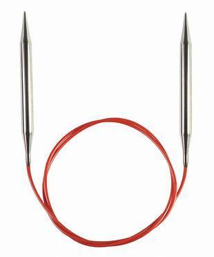 ChiaoGoo|40" Knit Red|Fixed Circular Stainless Steel| knitting Needles