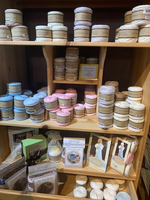 Appalachian Baby Organic Cotton Yarn Display