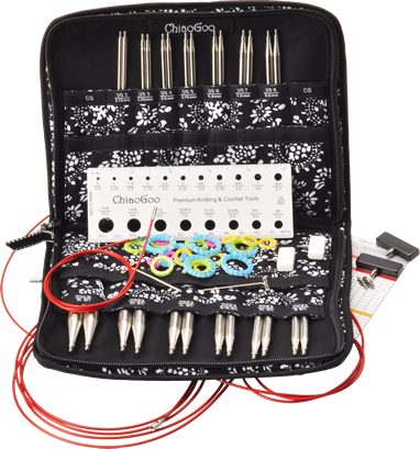 ChiaoGoo|  TWIST Red Lace Circular Knitting Needle Sets| Interchangeable