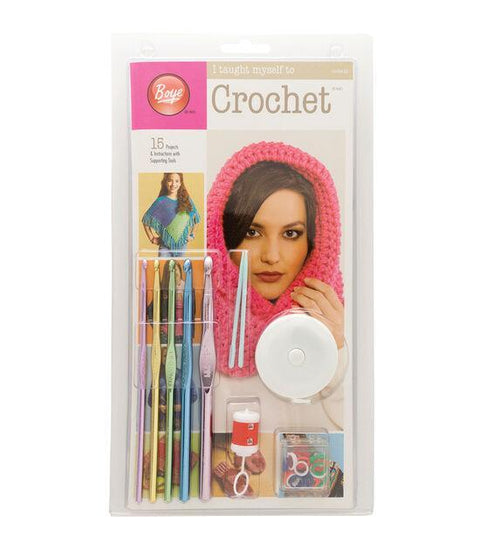 Boye I Taught Myself to Crochet Crochetting Kit