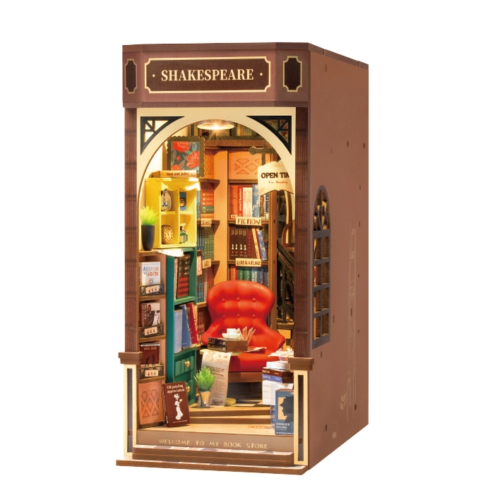 Hands Craft|Book Nook Kits|Diy Miniature |3 D Puzzle|Designed by Tonecheer