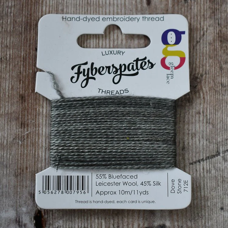 Fyberspates| Gleem Embroidery Thread |Hand Dyed|Wool & Silk