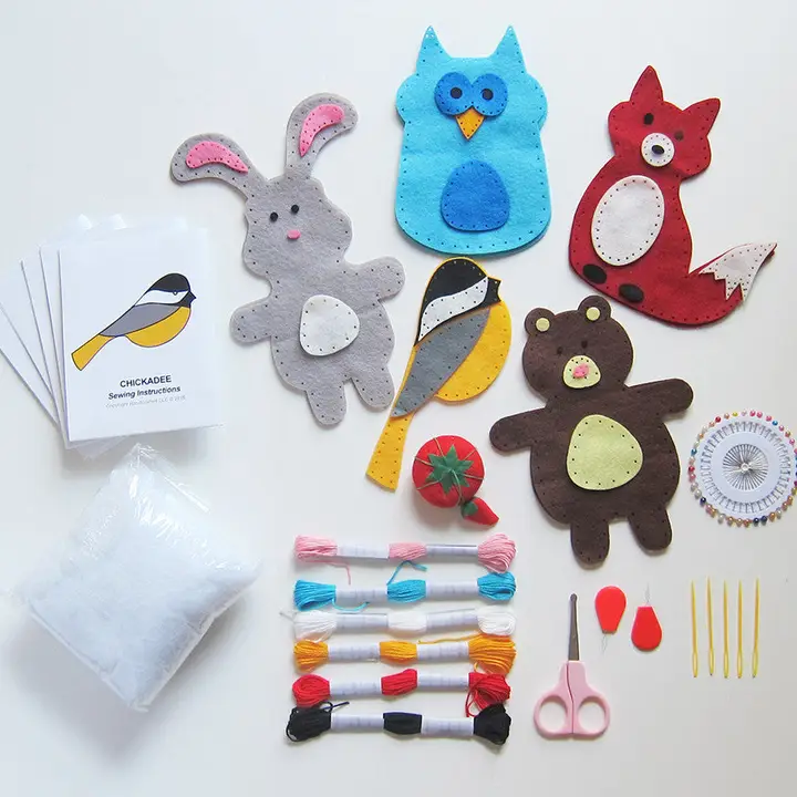 CraftLab|Woodland Friends Sewing Kit|DIY Craft Kits|