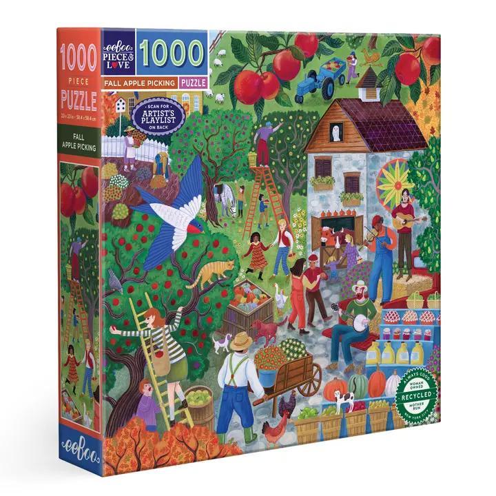 Eeboo Piece & Love| 1000 pieces  | Jigsaw Puzzles