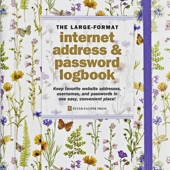 Internet Address & Password Logbooks|Peter Pauper Press|
