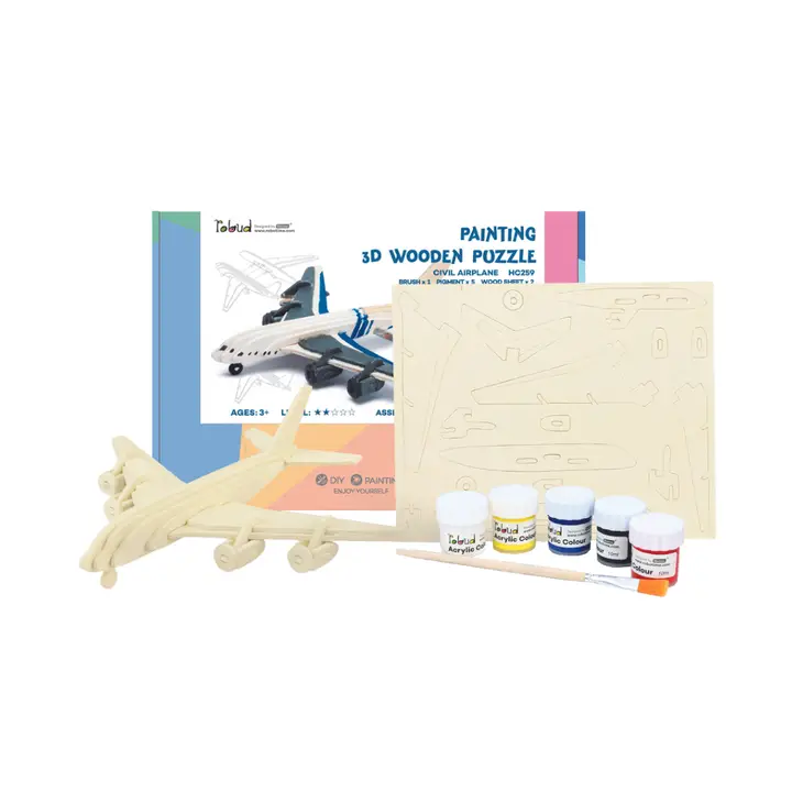 Hands Craft|Paint Kit Wooden Puzzle |ages 8+