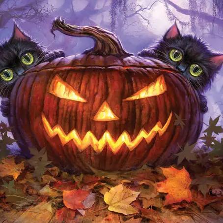 Sunsout Puzzles | Autumn Jigsaw Puzzles| Halloween