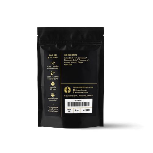 Jasmine Pearl Tea Co.| Ginger Chai|Black Tea