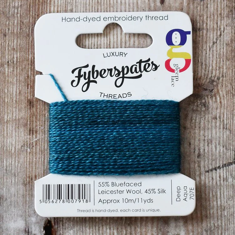 Fyberspates| Gleem Embroidery Thread |Hand Dyed|Wool & Silk