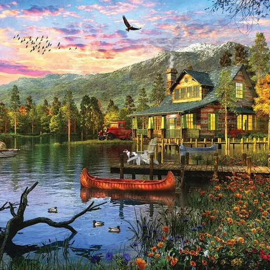 White Mountain Puzzles 500 Piece Jigsaw Puzzles
