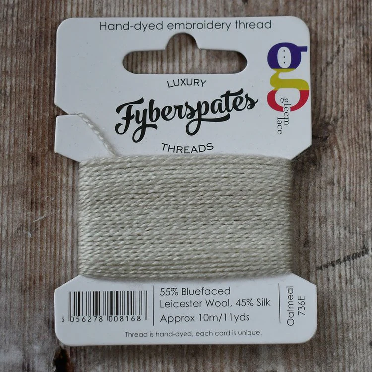 Fyberspates| Gleem Embroidery Thread |Hand Dyed|Wool & Silk