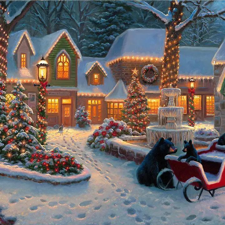 SunsOut|Winter & Holiday Jigsaw Puzzles|100, 300, 500, 1000 Piece