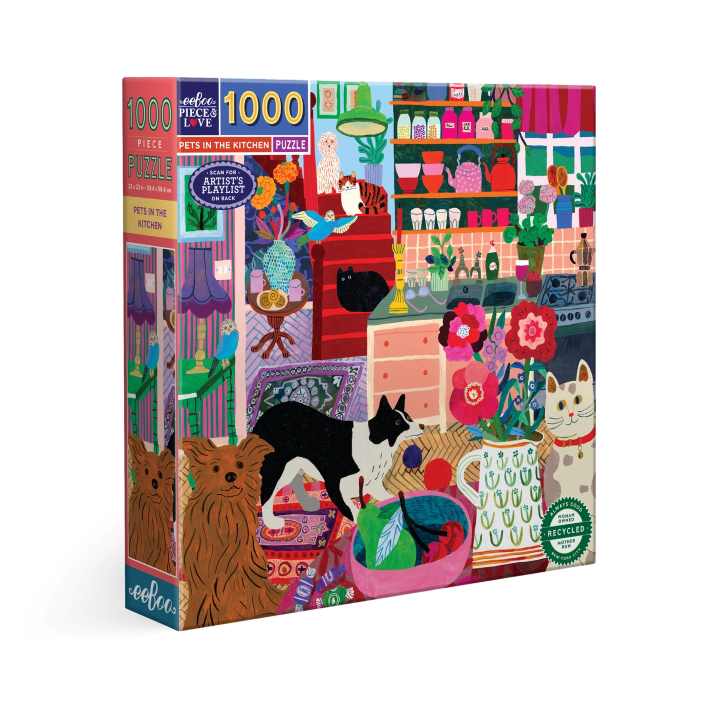 Eeboo Piece & Love|1000 pieces| Jigsaw Puzzles