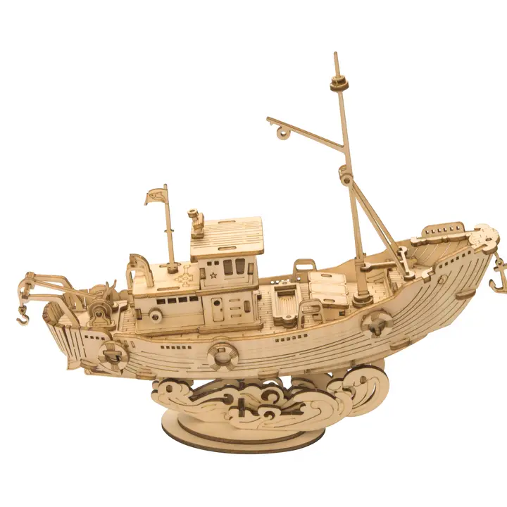 3D Laser Cut Wooden Puzzles|Hands Craft/Rolife|