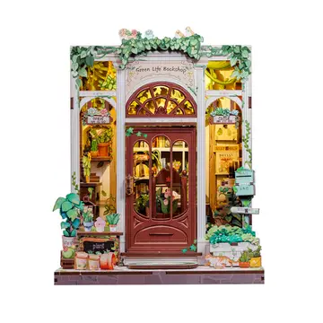 Book Nook Kit& Wonderland| Diy Miniature |3D Puzzle| Hands Craft