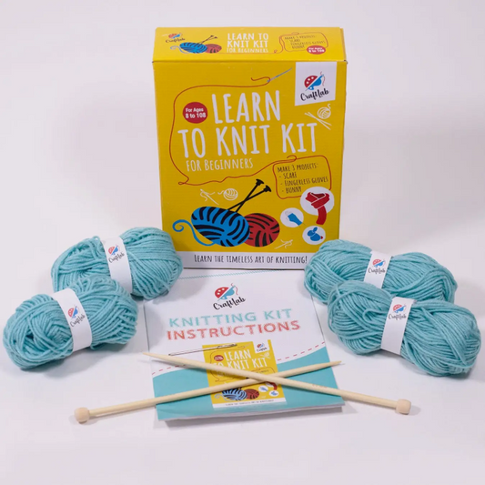 CraftLab| Learn to Knit Kit|DIY Craft Kit