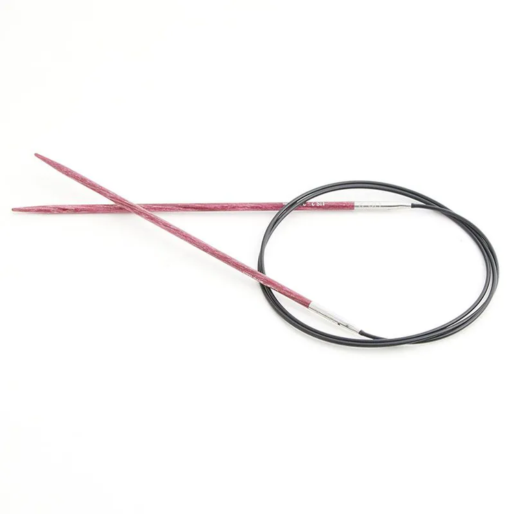 KnitPro|Dreamz 10"|Fixed Circular Needles|Birchwood | 25 cm