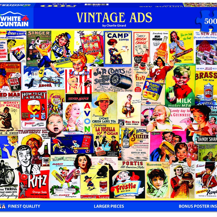 White Mountain Puzzles| 500 Piece| Jigsaw Puzzles