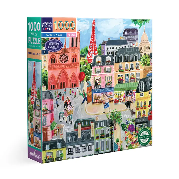 Eeboo Piece & Love| Jigsaw Puzzles| 1000 pieces