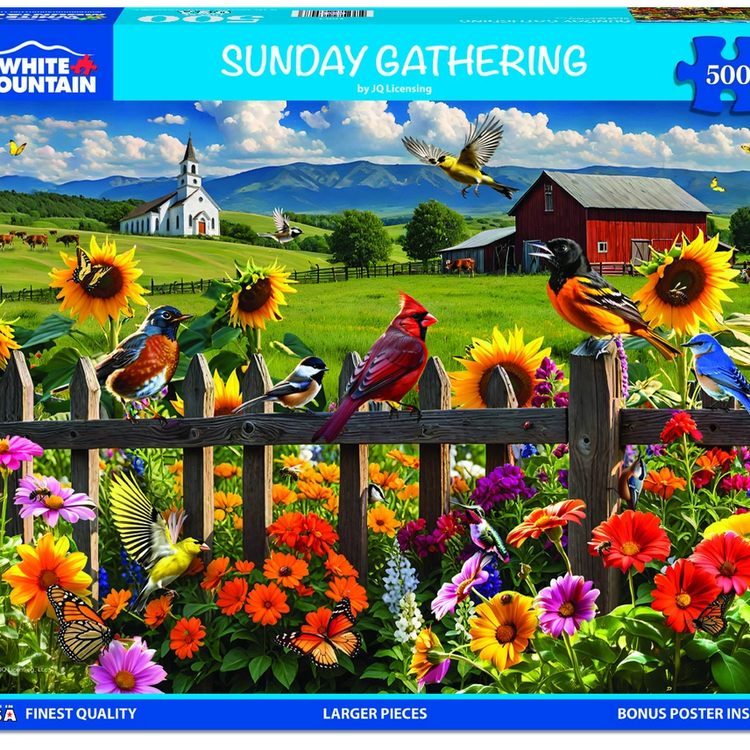 White Mountain Puzzles| 500 Piece| Jigsaw Puzzles