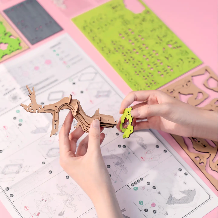 3D Puzzle Creation Set|Sakura Bonsai TG415|Rolife