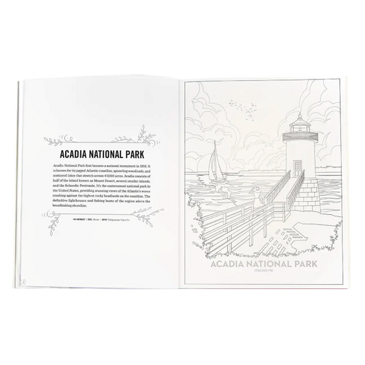 The Art of the National Parks |Coloring Book