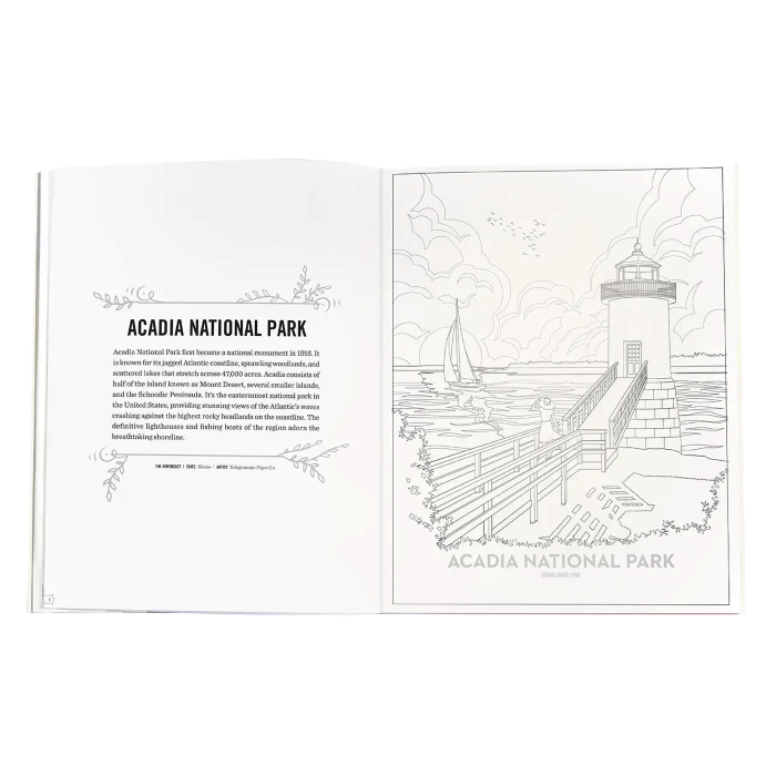 The Art of the National Parks |Coloring Book