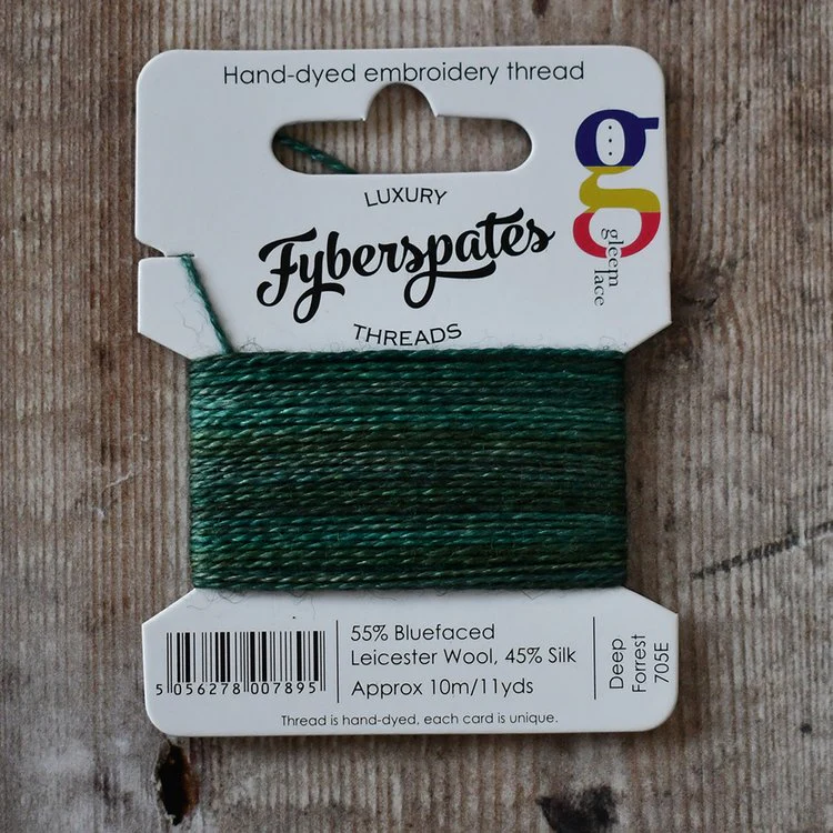 Fyberspates| Gleem Embroidery Thread |Hand Dyed|Wool & Silk