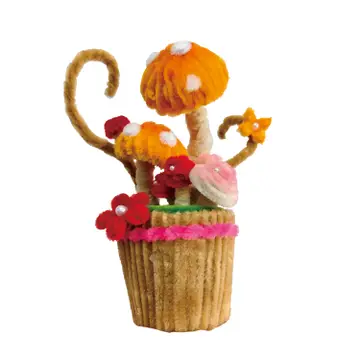 Chenille Flower Kit| Perennial Display|Hands Craft