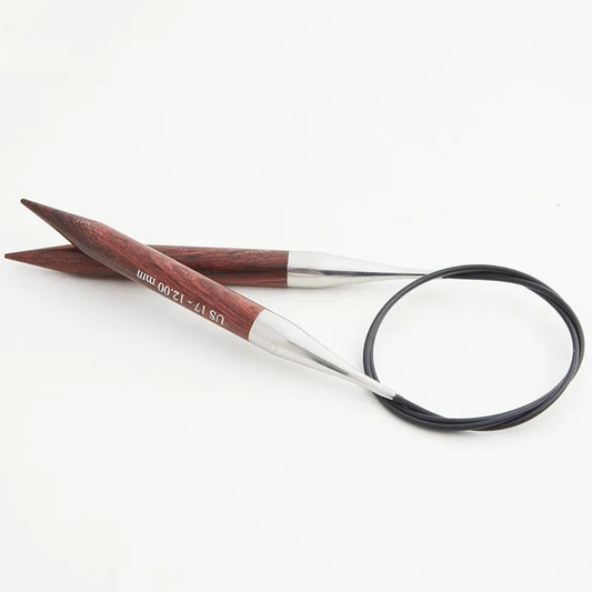 KnitPro|Dreamz 24-40"|Fixed Circular Needles|Birchwood |25 cm