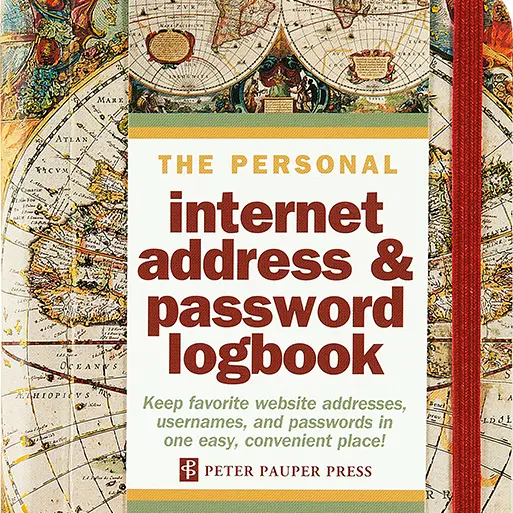 Internet Address & Password Logbooks|Peter Pauper Press|