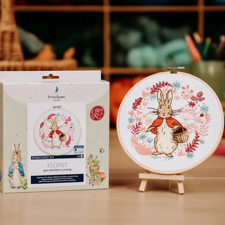 Crafty Kit Co| Embroidery Kit | Beatrix Potter