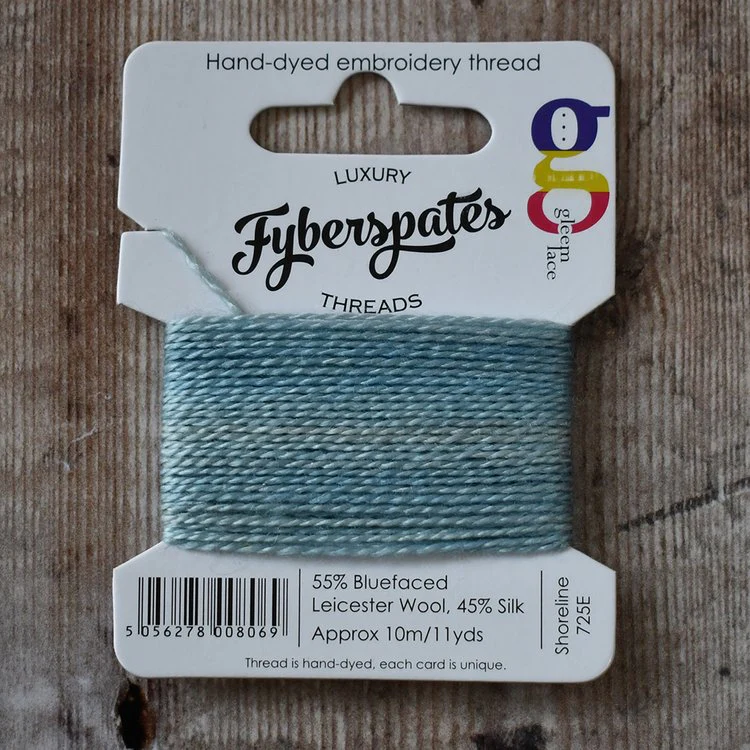 Fyberspates| Gleem Embroidery Thread |Hand Dyed|Wool & Silk