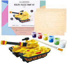 Hands Craft|Paint Kit Wooden Puzzle |ages 8+