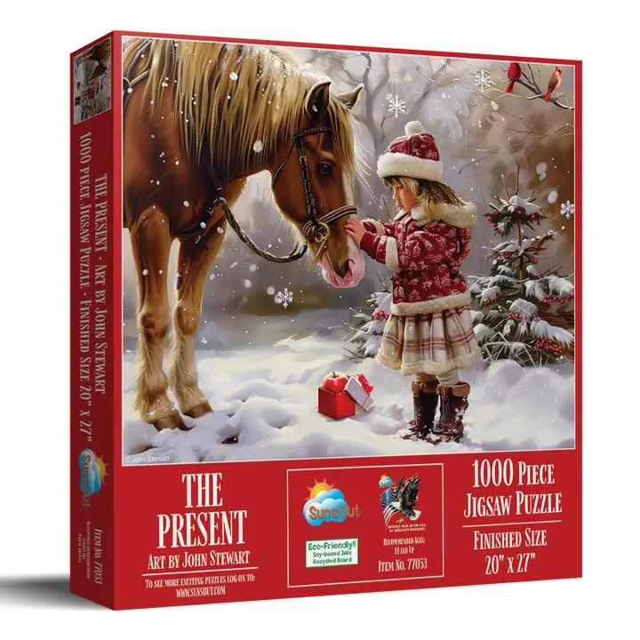 SunsOut|Winter Holiday Jigsaw Puzzles|300, 500, 1000 Piece