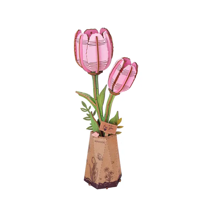 3D Wooden Flower Puzzles| DIY Assembly|Hands Craft|