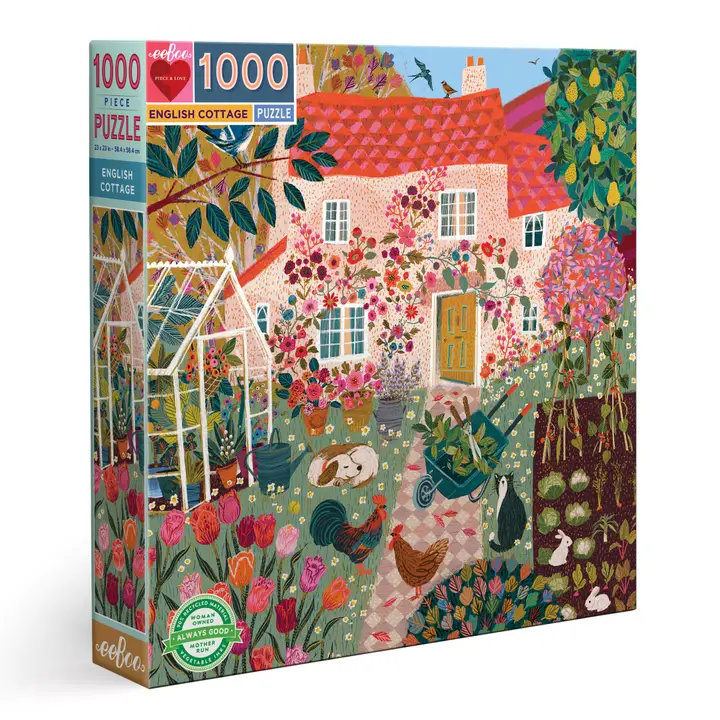 Eeboo Piece & Love|1000 pieces| Jigsaw Puzzles