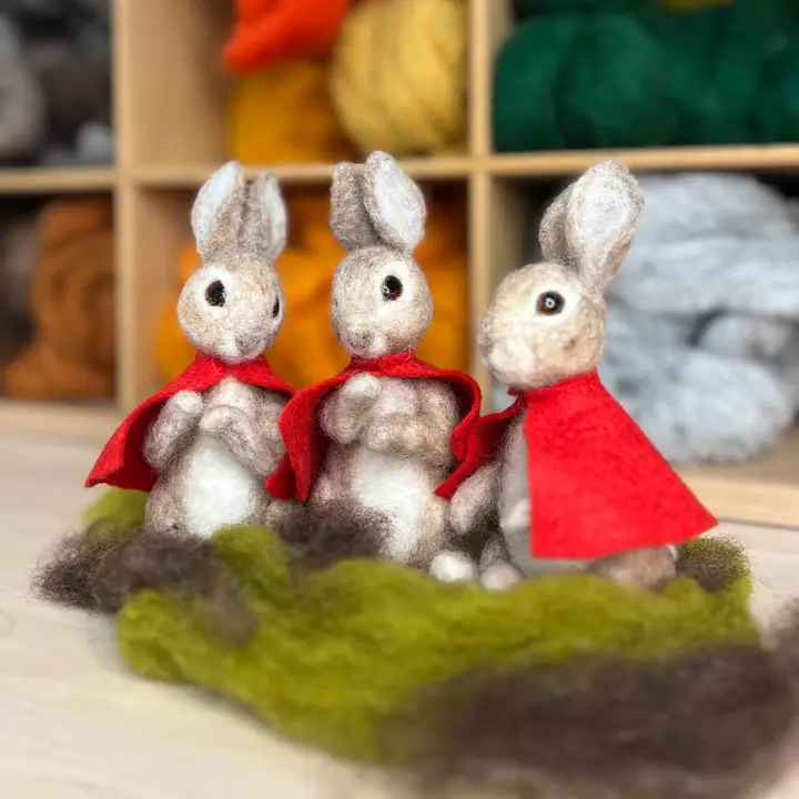 The Crafty Kit Company| Needle Felting Kits| Beatrix Potter