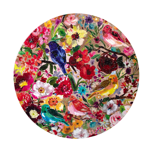 eeboo|Piece & Love|500 Piece Jigsaw Puzzles|Round