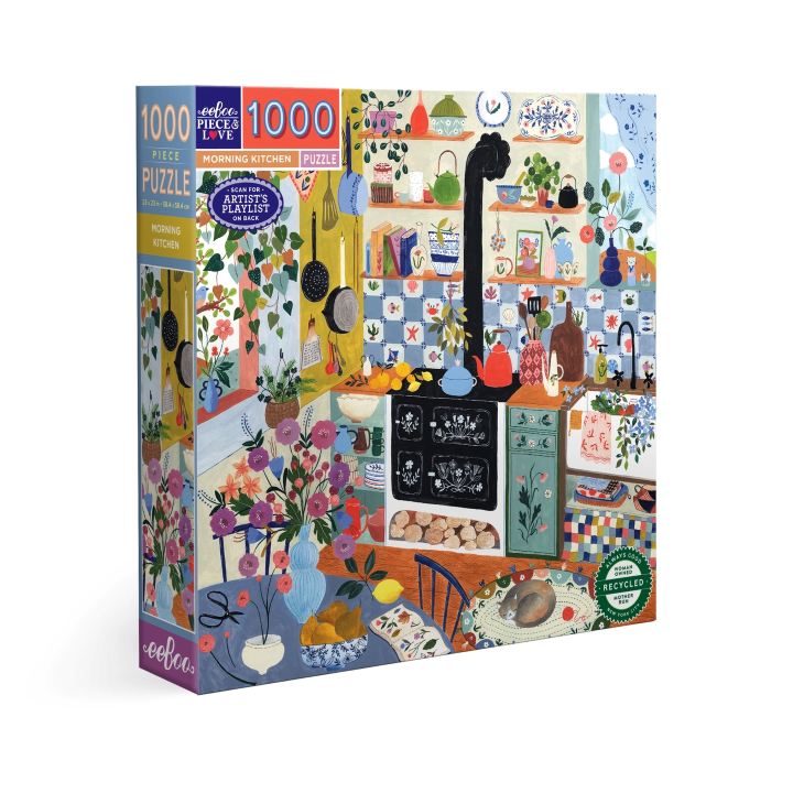 Eeboo Piece & Love|1000 pieces| Jigsaw Puzzles