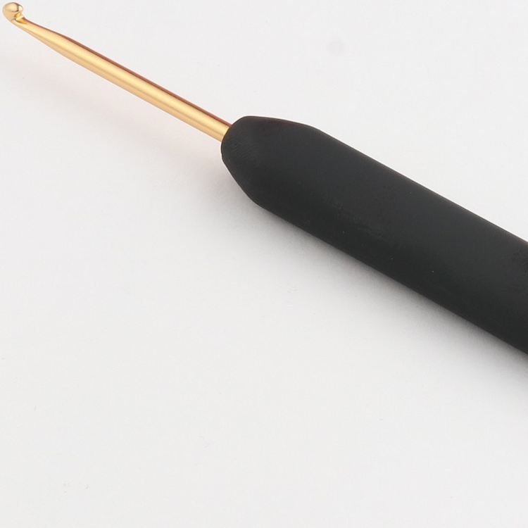 KnitPro Crochet Hook |Soft Feel Handle Gold|Bryson